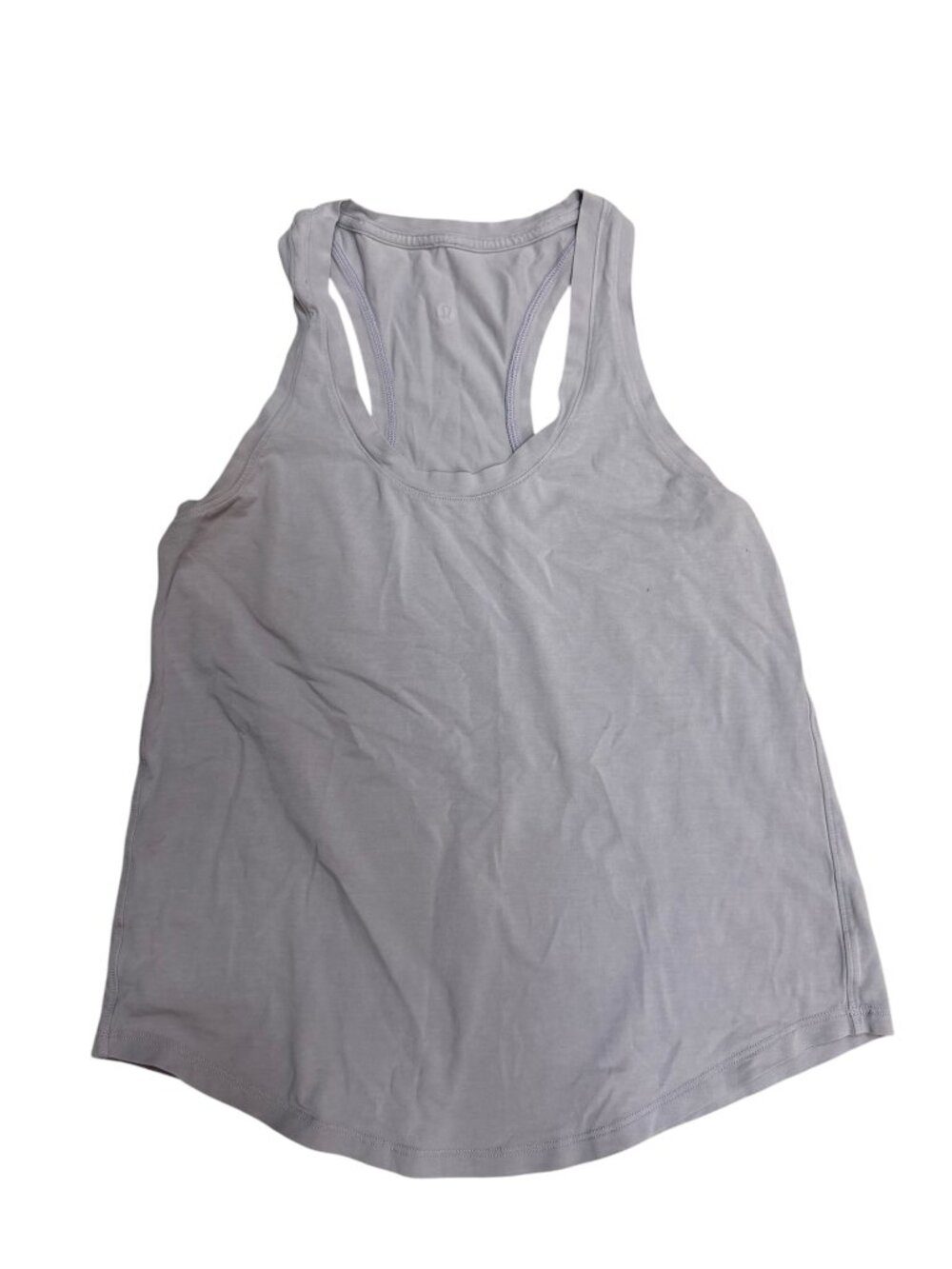 Lululemon Love Tank II Lavender Gray Racerback Tank Top Size M EUC